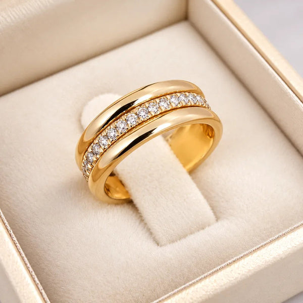 Pavé Ring Gold