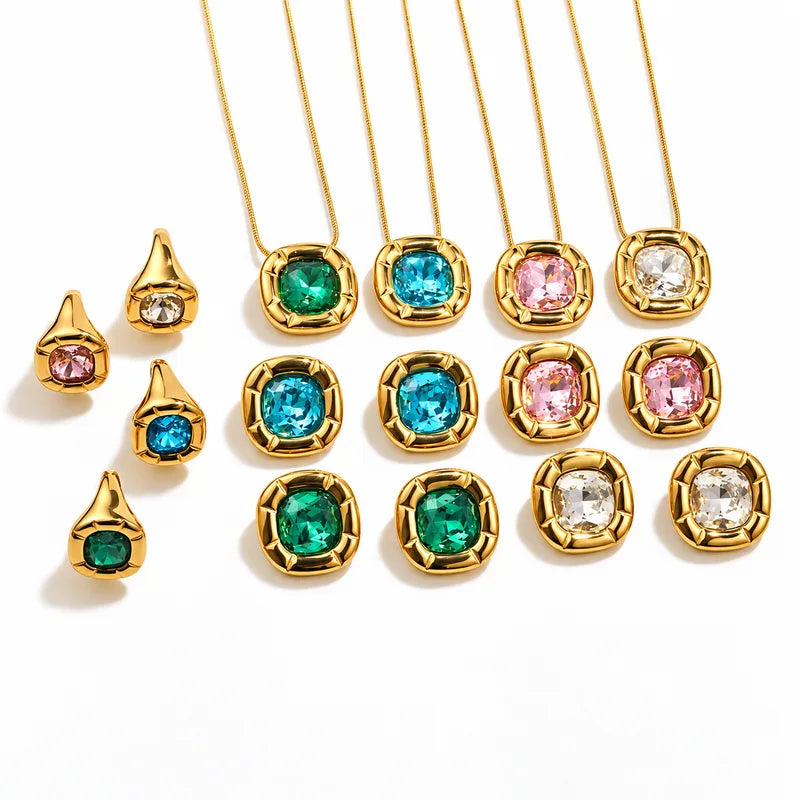 Zirkonia-Schmuckset Vintage