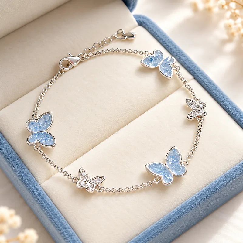 Blaue Schmetterling-Kollektion