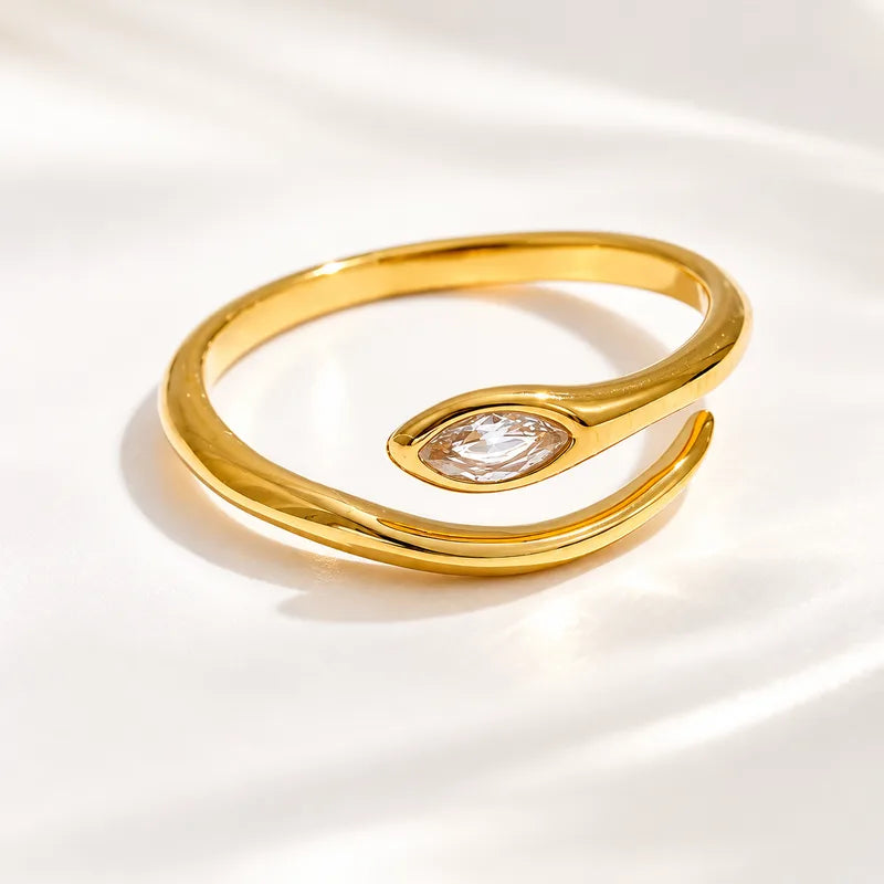 Goldener Schlangenring