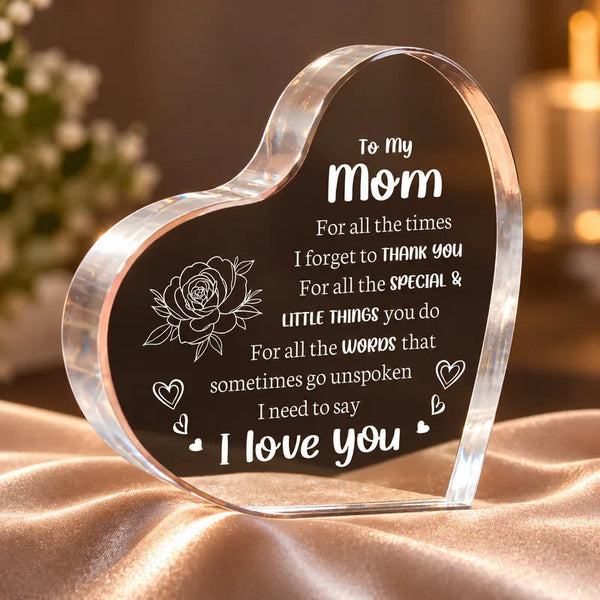 Acryl-Herz „To my Mom“