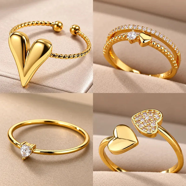 Feiner Herz-Ring